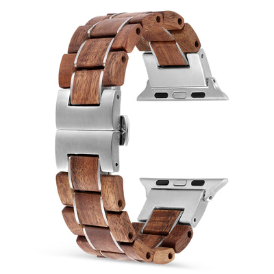 Saturn Koa Apple Watch Band | Silver