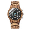 Mens Wood Watch | Zebrawood