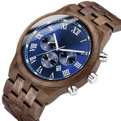 Mens Wood Watch | Walnut Wood