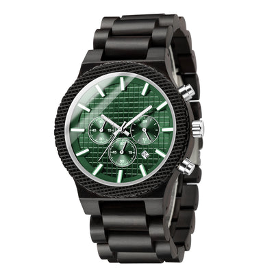 Mens Wood Watch | Black Sandalwood