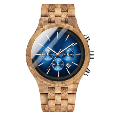 Mens Wood Watch | Olive Wood