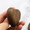 Heart Shape Wood Ring Box | Walnut Wood