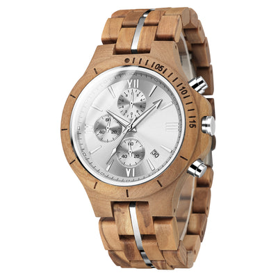 Mens Wood Watch | Olive Wood