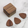 Wood Guitar Picks With Box | Square Shape