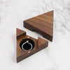 Star Shape Wood Ring Box | Walnut Wood