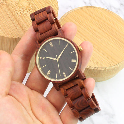 Starlight Wood Watch | Red Sandalwood