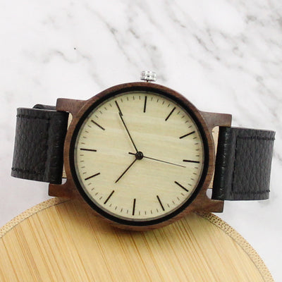 White Dew Wood Watch | Walnut Wood