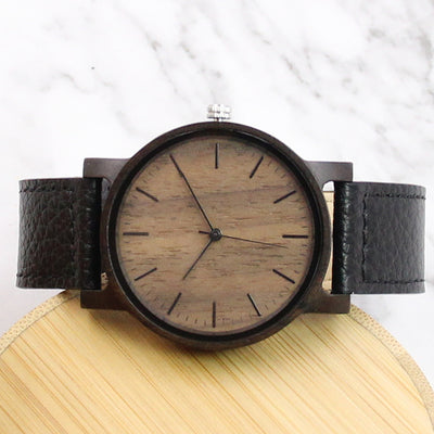 White Dew Wood Watch | Black Sandalwood