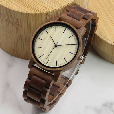 White Dew Wood Watch | Walnut Wood