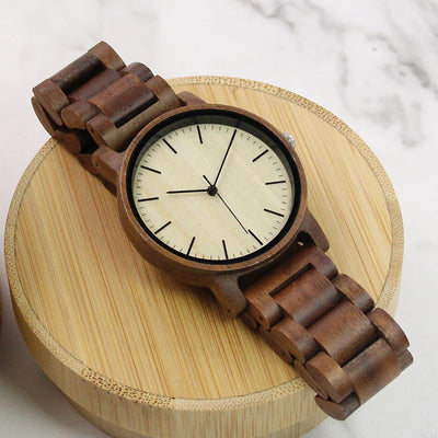White Dew Wood Watch | Walnut Wood