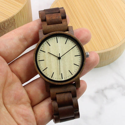 White Dew Wood Watch | Walnut Wood