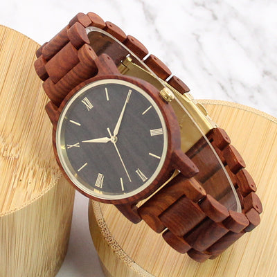 Starlight Wood Watch | Red Sandalwood