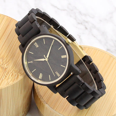 Starlight Wood Watch | Black Sandalwood