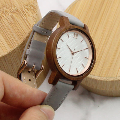 GLORY Women Wood Watch | Koa Wood