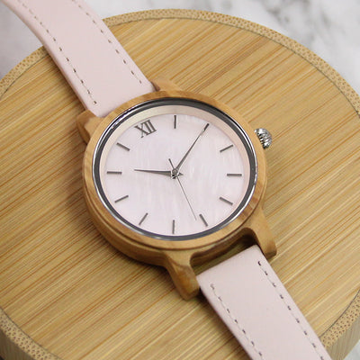 GLORY Women Wood Watch | Olive Wood