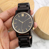 MARS Mens Wood Watch | Black Sandalwood