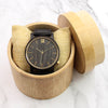 MARS Mens Wood Watch | Black Sandalwood