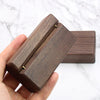 Wood Double Ring Box | Walnut Wood