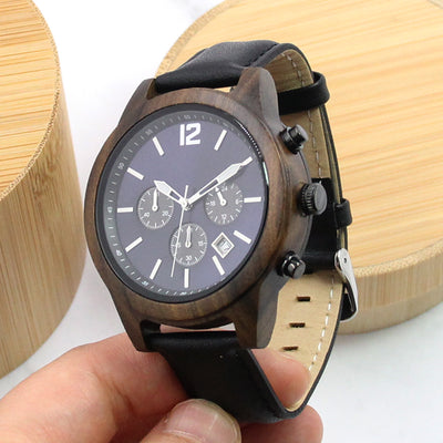 CLASSIC Wood Watch | Black Sandalwood