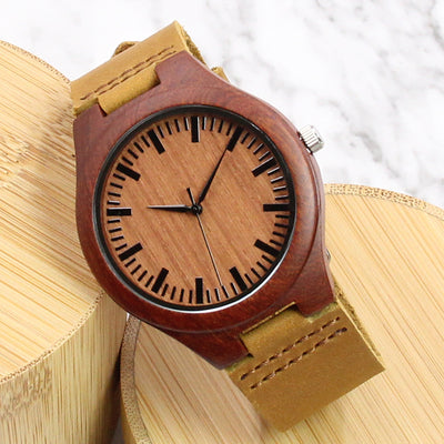 CLASSIC Wood Watch | Red Sandalwood