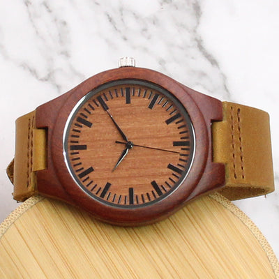 CLASSIC Wood Watch | Red Sandalwood