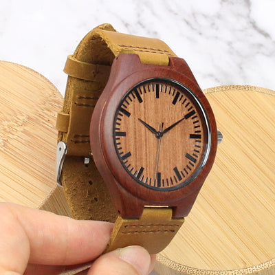 CLASSIC Wood Watch | Red Sandalwood