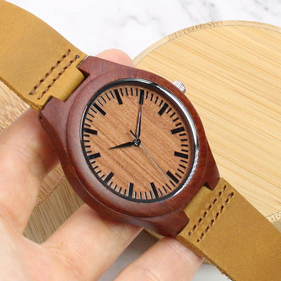 CLASSIC Wood Watch | Red Sandalwood