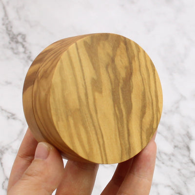 Round Shape Wood Jewelry Box | Olive Wood