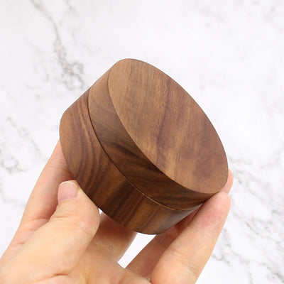 Round Shape Wood Jewelry Box | Koa Wood