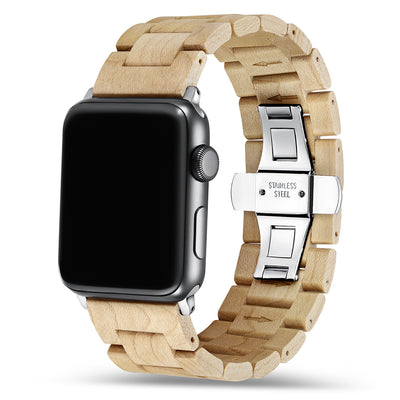 Forest Maple Wood Apple Watch Band