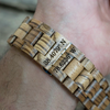 Forest Zebra Wood Apple Watch Band